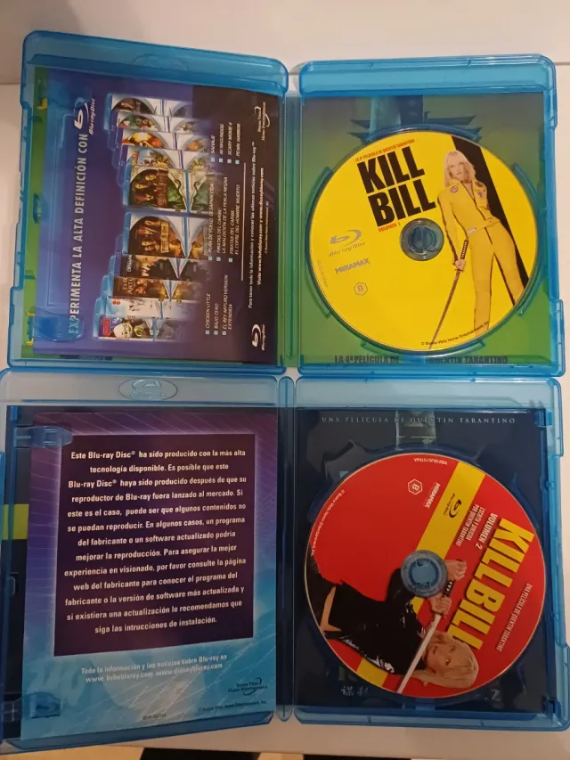 Pack Blu-ray Kill Bill Vol. 1 y 2