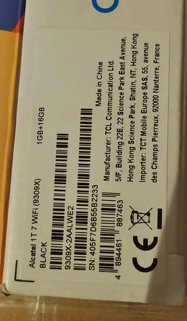 Tablet Alcatel 1T7 9309 7 Wifi