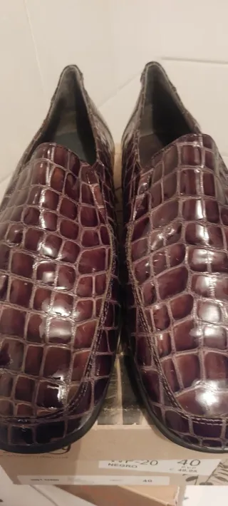 Zapatos Doctor Cutillas Marrón Cocodrilo