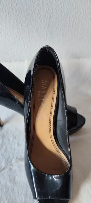Sapatos de salto Marypaz pretos tamanho 38