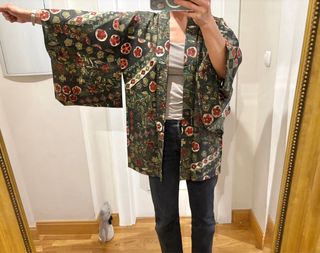 Haori Kimono estampado floral