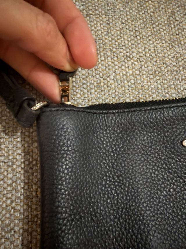 Monedero Coach Piel Negro