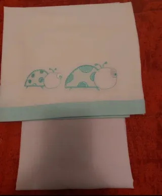 Sábanas mini cuna  / capazo de algodón