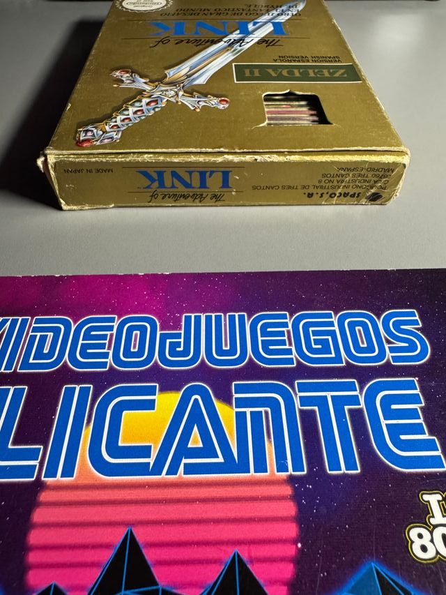 ZELDA THE ADVENTURE OF LINK NINTENDO NES PAL B ESP