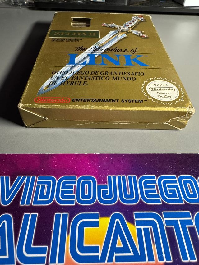 ZELDA THE ADVENTURE OF LINK NINTENDO NES PAL B ESP