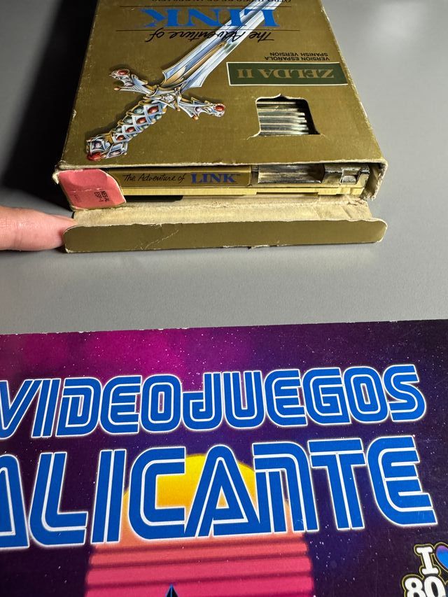 ZELDA THE ADVENTURE OF LINK NINTENDO NES PAL B ESP