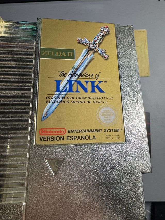 ZELDA THE ADVENTURE OF LINK NINTENDO NES PAL B ESP