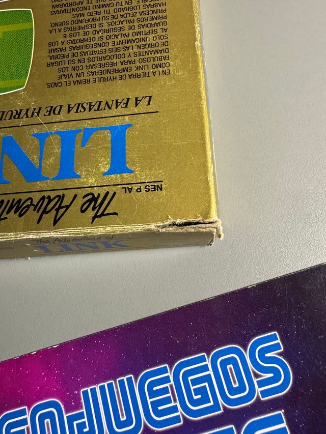 ZELDA THE ADVENTURE OF LINK NINTENDO NES PAL B ESP