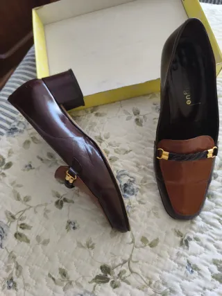 Zapatos de tacón marron