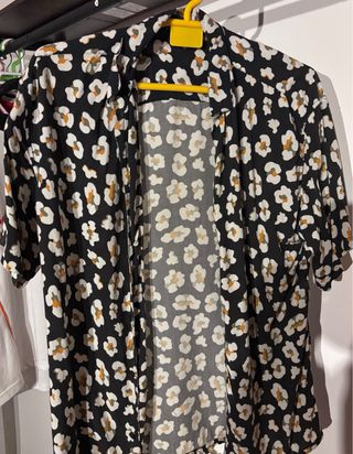 Camisa manga corta Pull&Bear estampado animal XS
