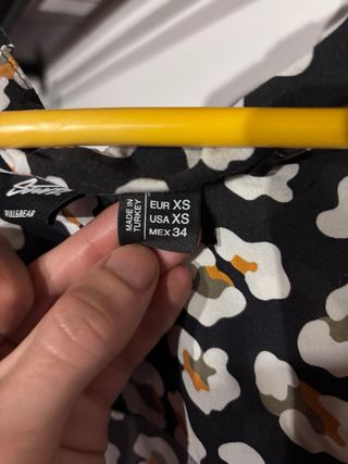 Camisa manga corta Pull&Bear estampado animal XS