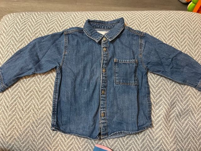 Camisa vaquera Zara 12-18m