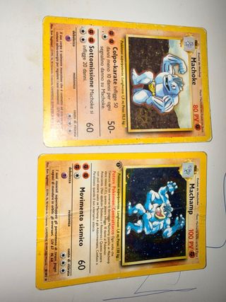 Carte Pokemon Machoke e Machamp