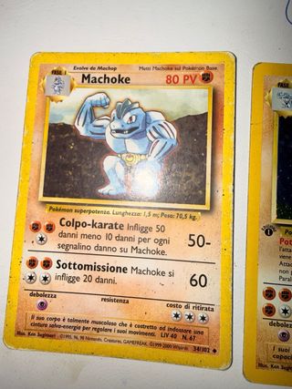 Carte Pokemon Machoke e Machamp