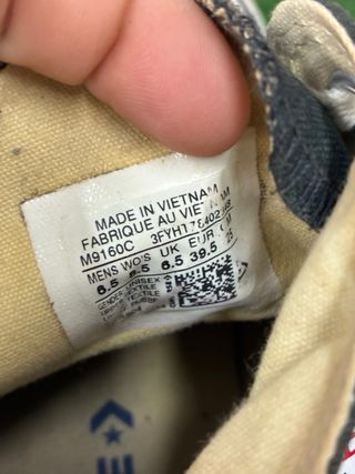 Converse All Star Nere Tg 39.5