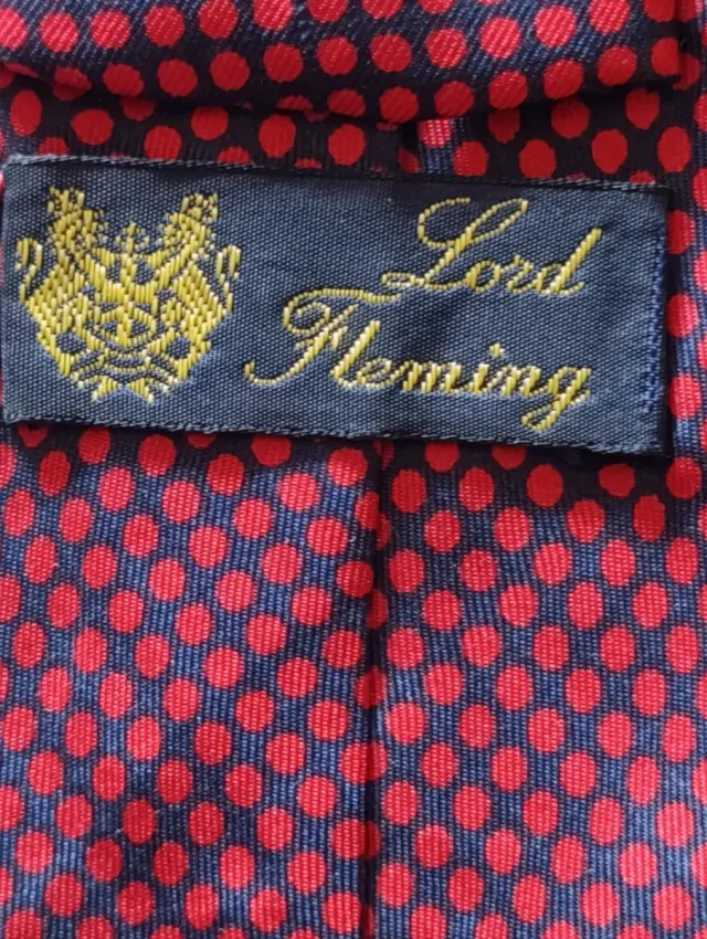 Corbata de seda Lord Fleming para caballero