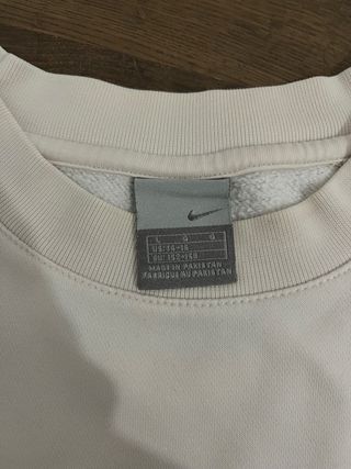 Sudadera Nike Blanca Vintage