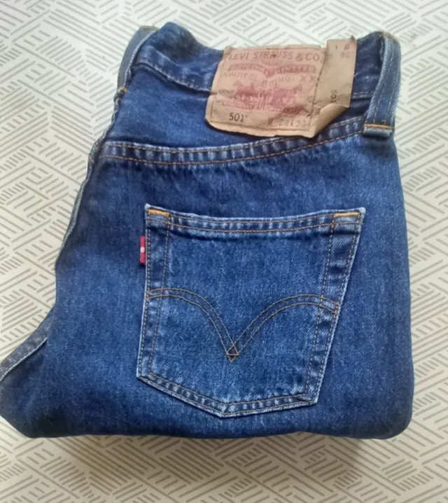 Lote 3 Vaqueros Levi's 501 Azules