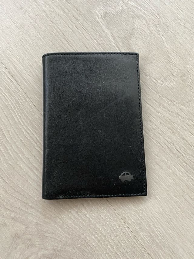 BILLETERA HOMBRE NEGRA DE PIEL TOUS