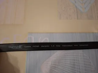 Cable HDMI 1.4 Plano Negro 3m