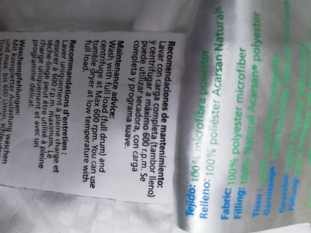 Nórdico Cuna Velfont Antiácaros