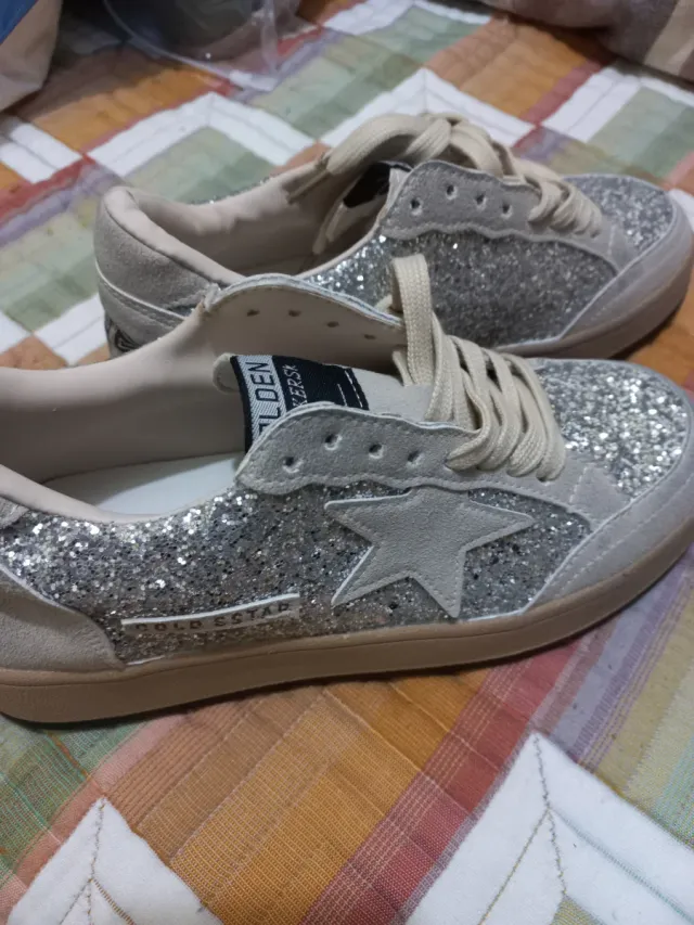 Zapatillas deportivas con brillo