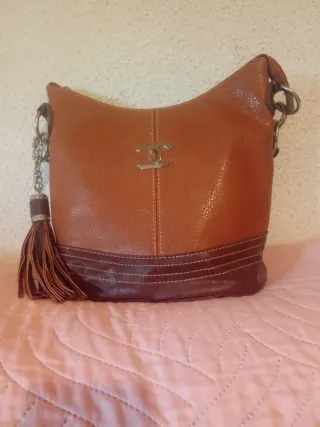 Bolso Marrón Piel