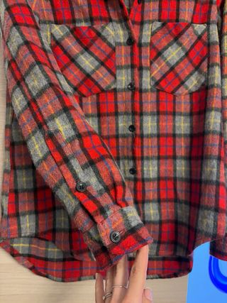 Sobrecamisa Zara cuadros