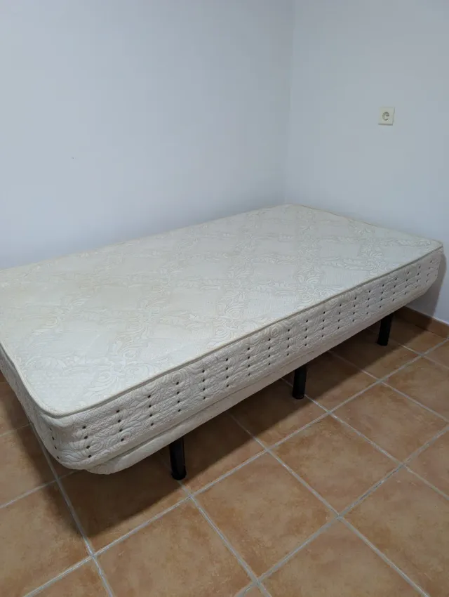 Somier y colchón individual