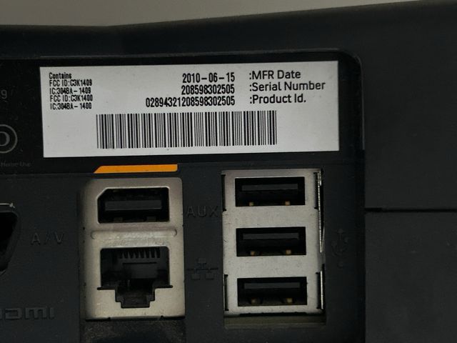 Xbox 360 Slim 1439 Nero