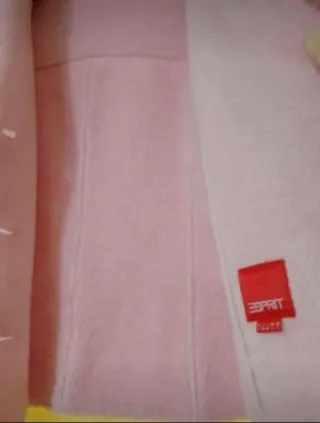 Chaquetón corto rosa mujer Talla M