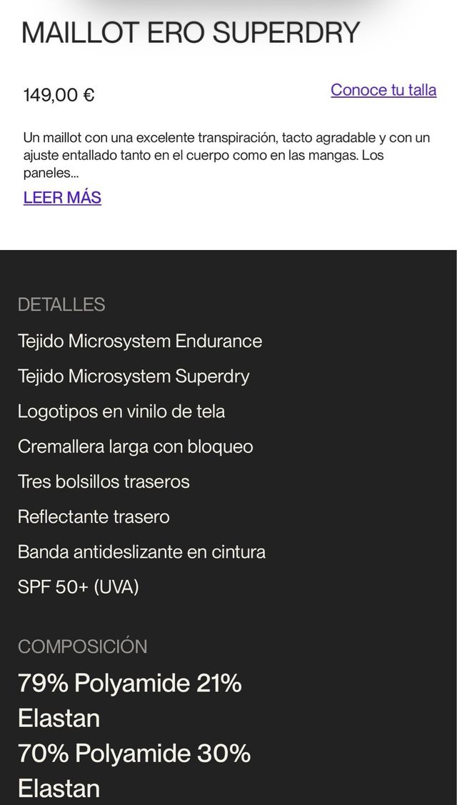 Vendo Maillot Etxeondo Ero Superdry