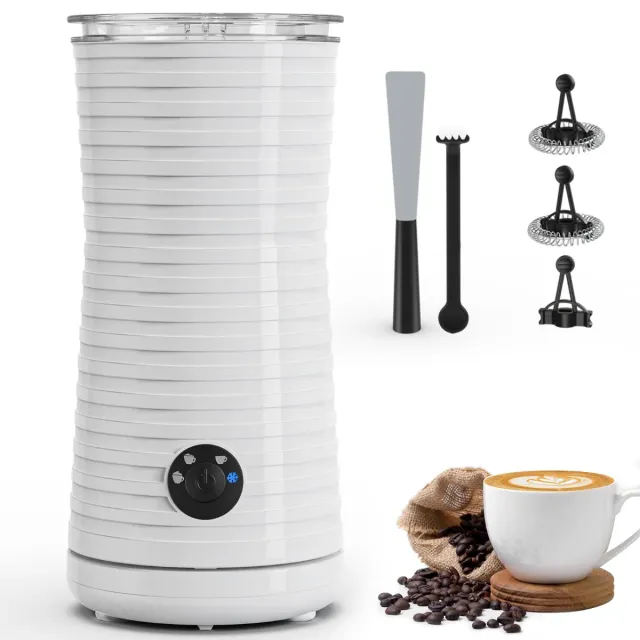 Espumador de Leche Eléctrico Blanco