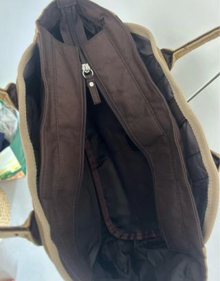 Bolso Adolfo Domínguez Beige/Marrón