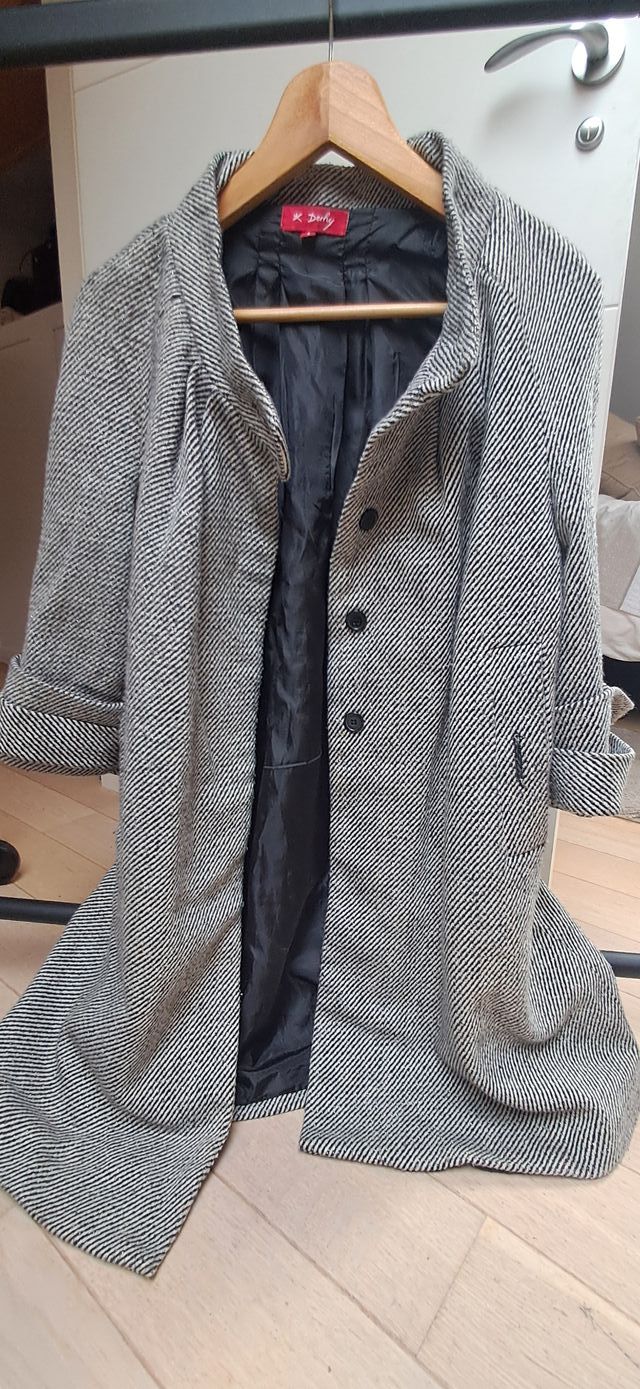 Abrigo René Derhy gris