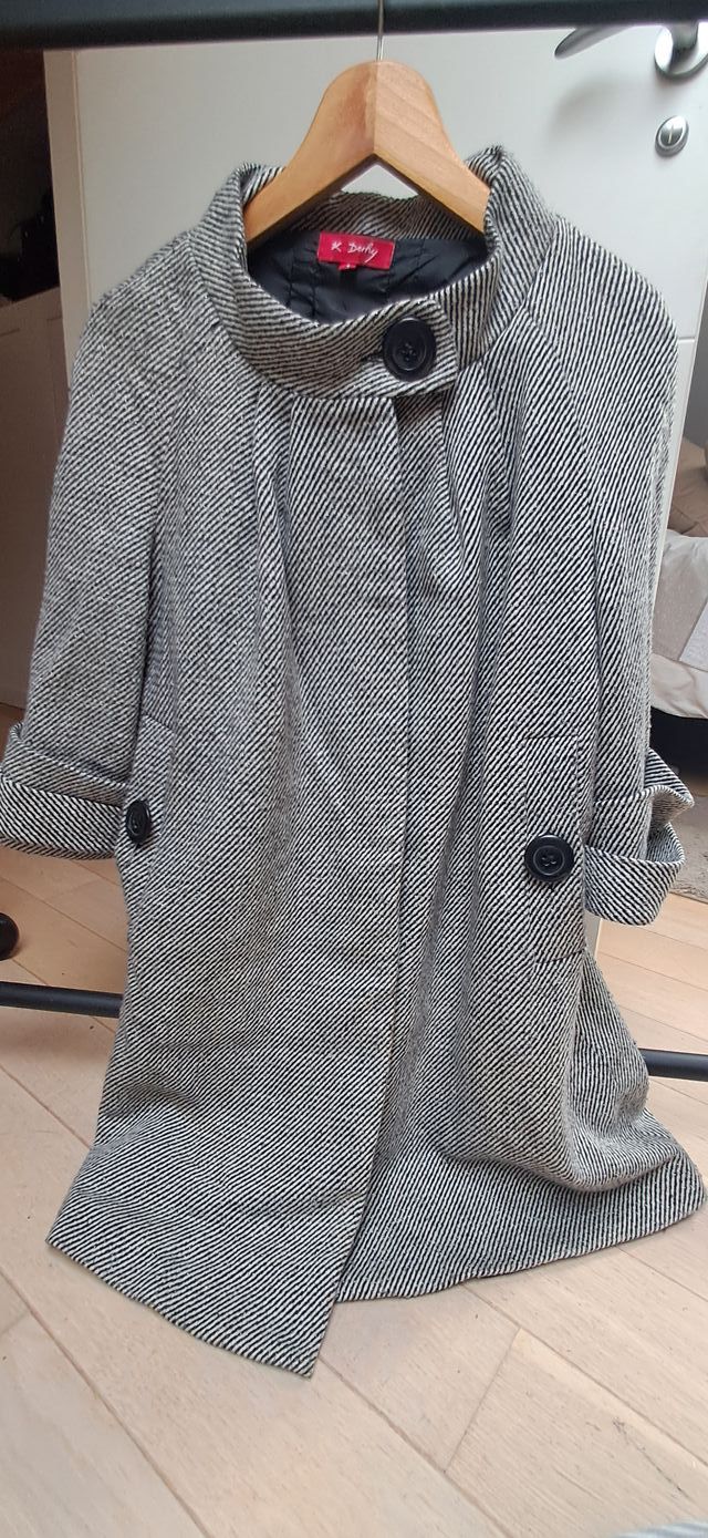 Abrigo René Derhy gris