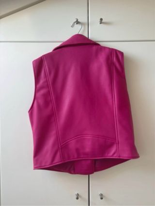 Chaleco Zara Rosa Talla S