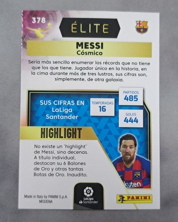 2020-21 - LEO MESSI - MEGACRACKS #378 (ELITE)