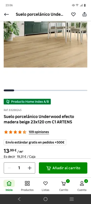 Azulejos y suelo porcelanico