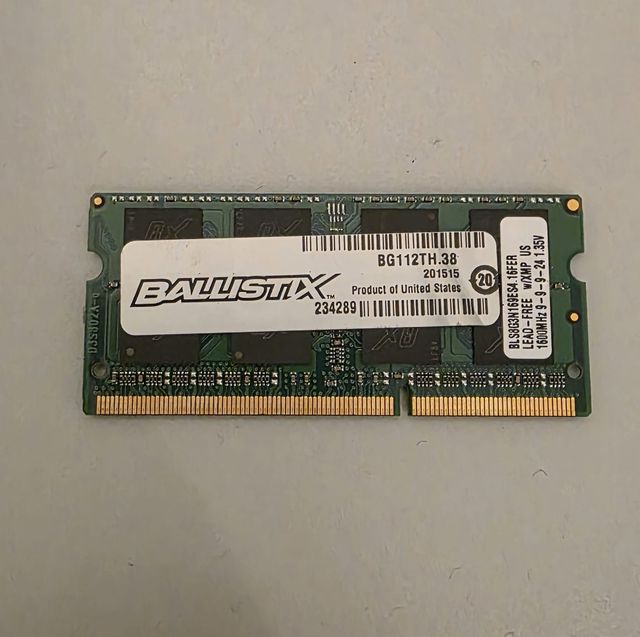 Memória RAM Crucial Ballistix 8GB DDR3 1600MHz