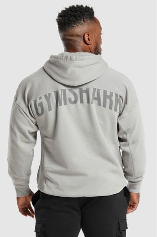 Sudadera Gymshark Oversize Gris Talla M