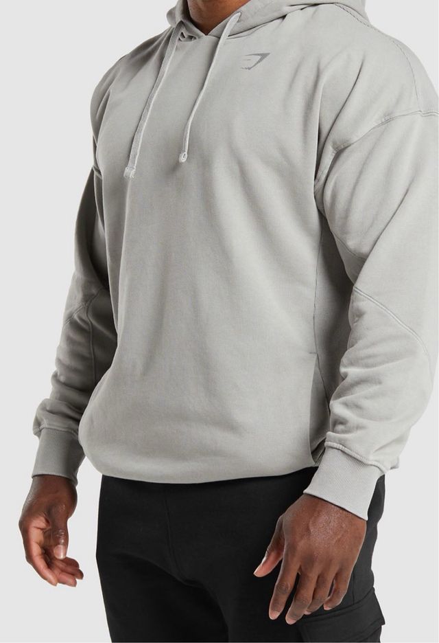 Sudadera Gymshark Oversize Gris Talla M