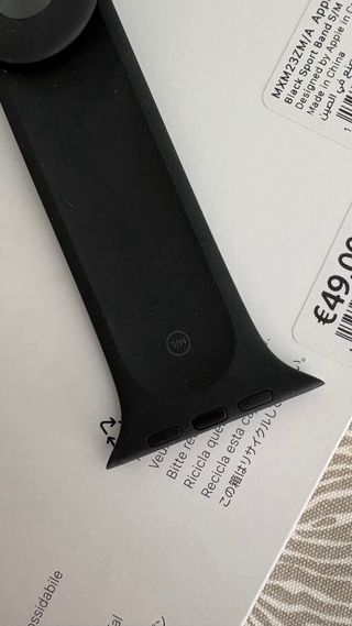 Correa Apple Watch Negra 46mm