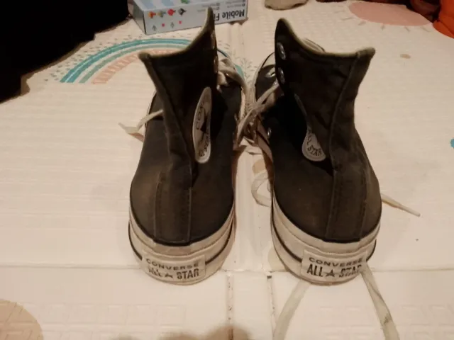 Sneakers Converse suola larga nere Taglia 38