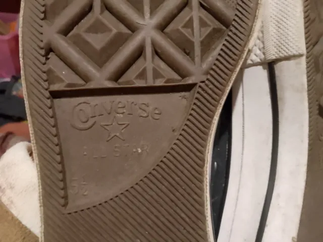 Sneakers Converse suola larga nere Taglia 38