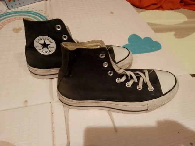 Sneakers Converse suola larga nere Taglia 38