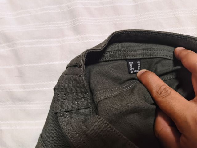 Pantalón Chino Verde Oscuro Pedro del Hierro Talla