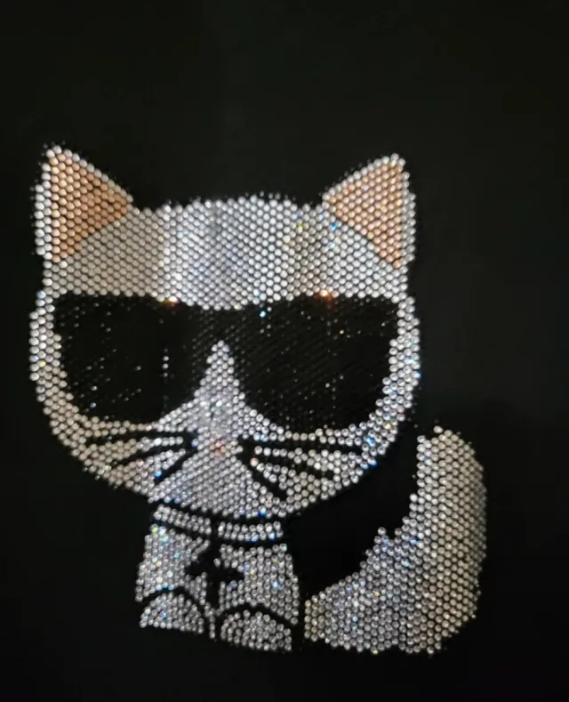 Sudadera Karl Lagerfeld Gato Lentejuelas