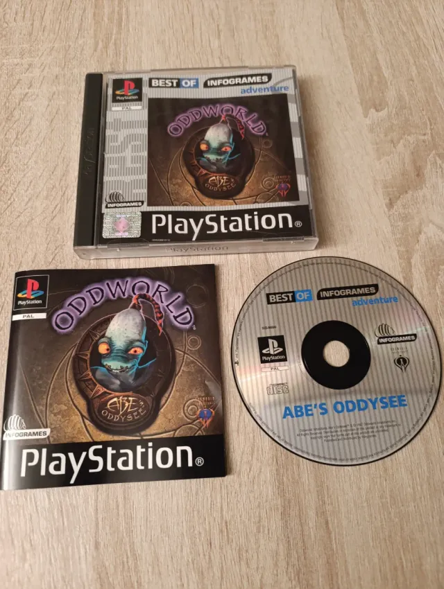 Oddworld Abe's Oddysee PlayStation PAL