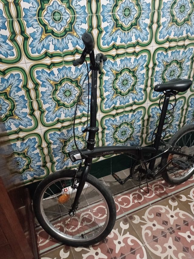 Bicicleta Plegable Negra